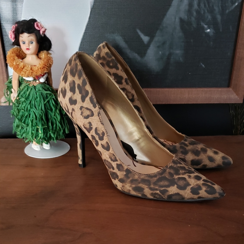 Cheetah print heels